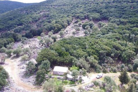 Aerial view of land