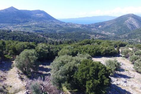 Aerial view of land