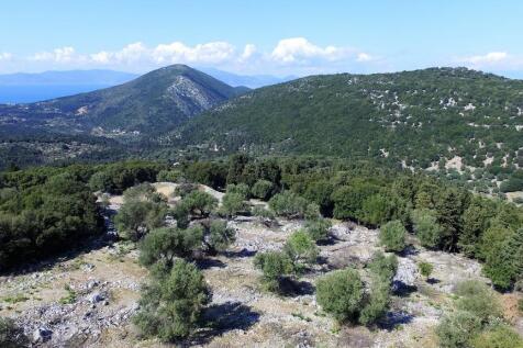 Aerial view of land