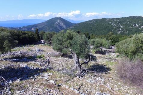 Aerial view of land