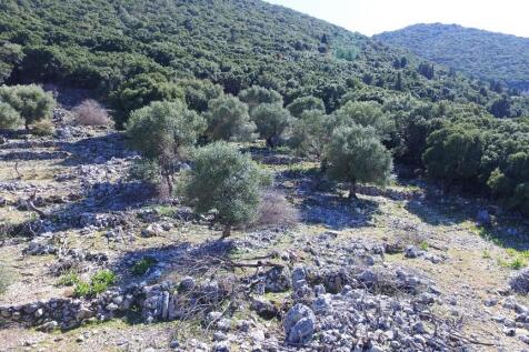 Aerial view of land