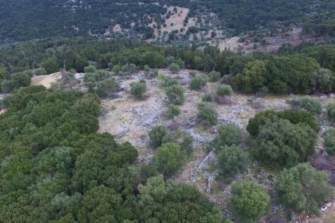 Aerial view of land