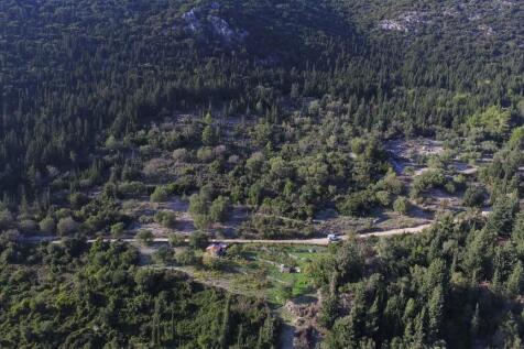 Aerial view of land