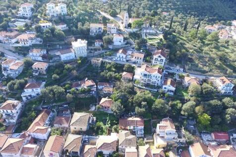 Aerial view of house