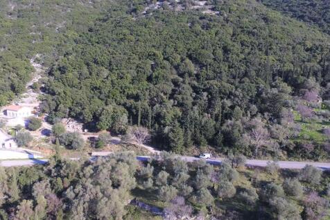 Aerial view of land