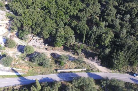 Aerial view of land