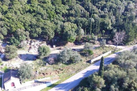 Aerial view of land