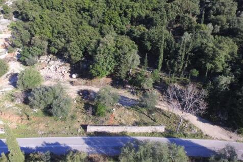 Aerial view of land