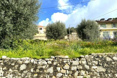 Stone fence of plot