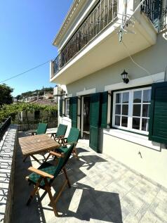 Terrace of house