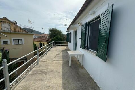 Terrace of house