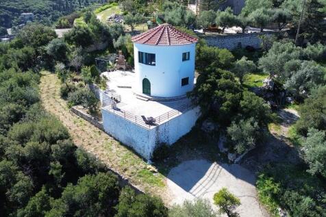 Aerial view of house