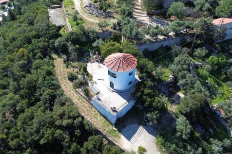 Aerial view of house