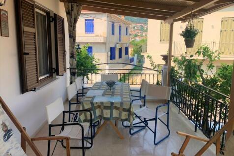 Terrace of house