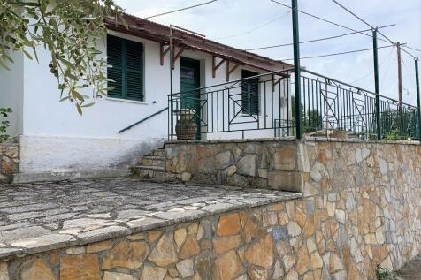Front stone terrace