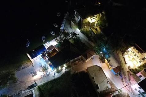 Aerial harbour view