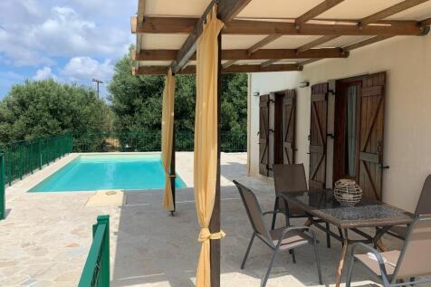 Terrace and pool