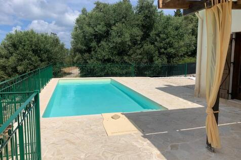 Terrace and pool