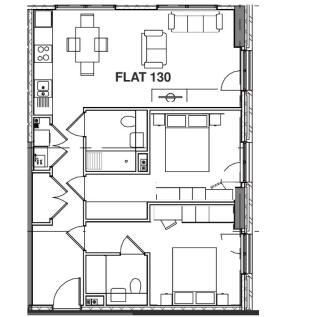Flat 130Floor Plan