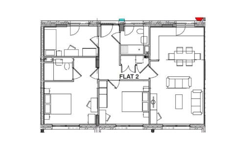 Flat 2 Floor Plan 