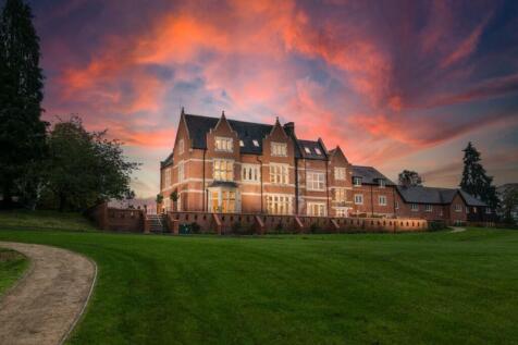 Sunset on the rear elevation