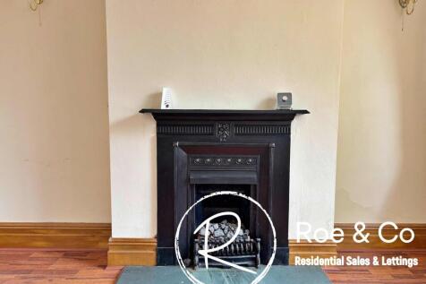 Living room fireplace