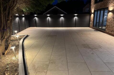 Enclosed Rear Garden Night