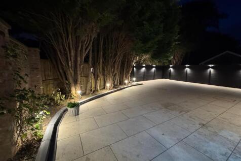 Enclosed Rear Garden Night