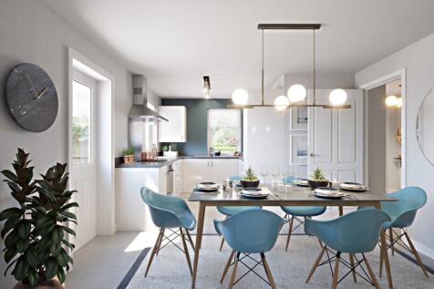 Internal view of kitchen in Elmsgate house type