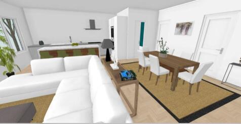 Living Area Computer Generated Image