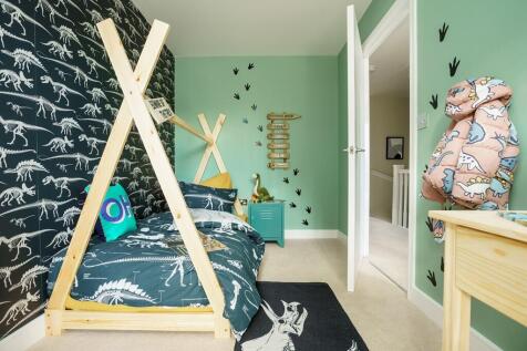 The third bedroom is well suited to a child&#39;s room or home office