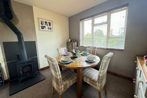 DINING SPACE AND LOG BURNER