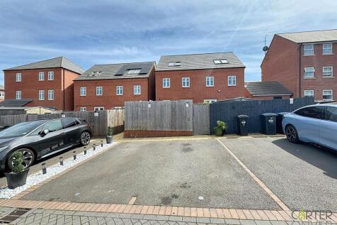 Rear allocated Parking for 2 cars