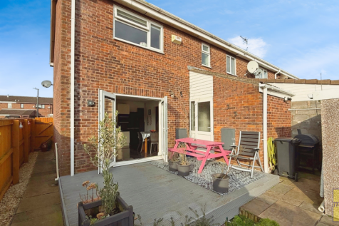 Rear of property