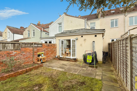 Rear of property
