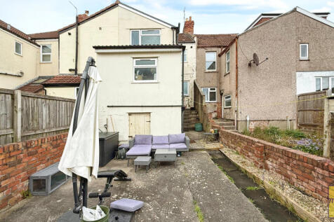 Rear of property