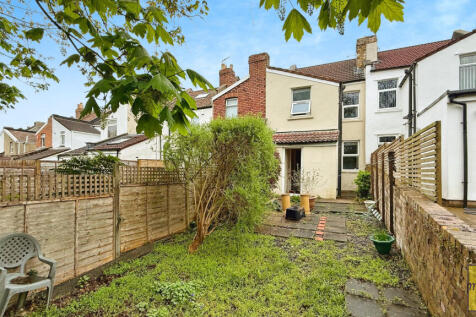 Rear of property