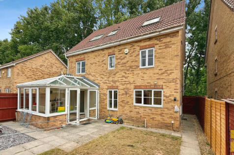 Rear of property