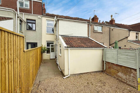 Rear of property