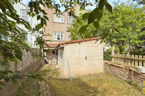 Rear of property
