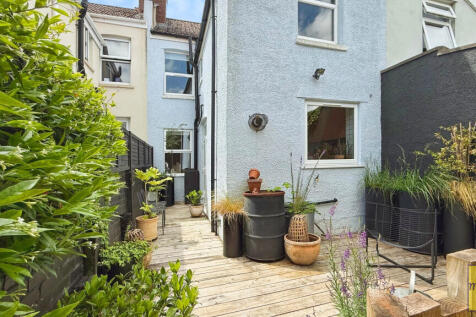 Rear of property