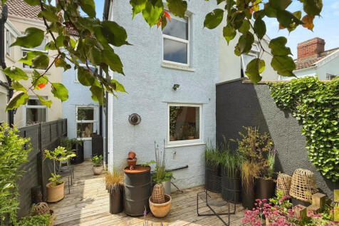 Rear of property