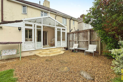 Rear of property