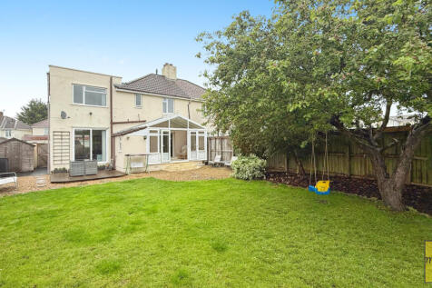 Rear garden/ view of rear of property
