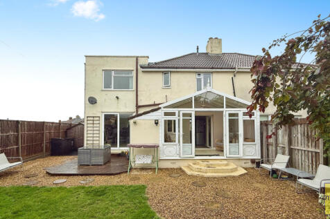 Rear of property