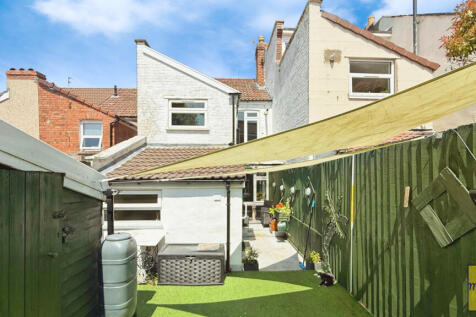 Rear of property