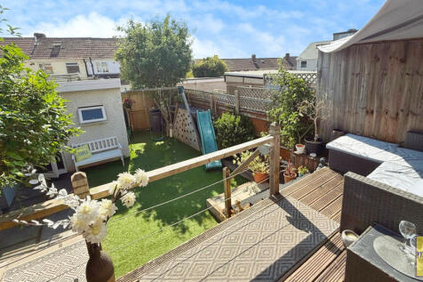 Rear of the property