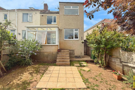 Rear of property