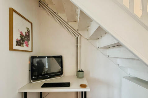 Under the stairs
