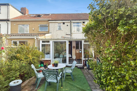 Rear of the property